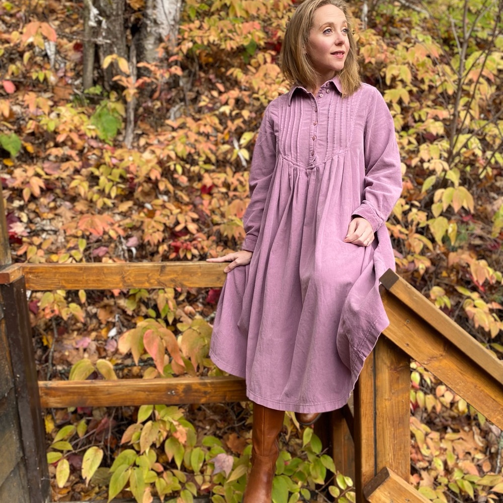 April Cornell Corduroy Market Dress